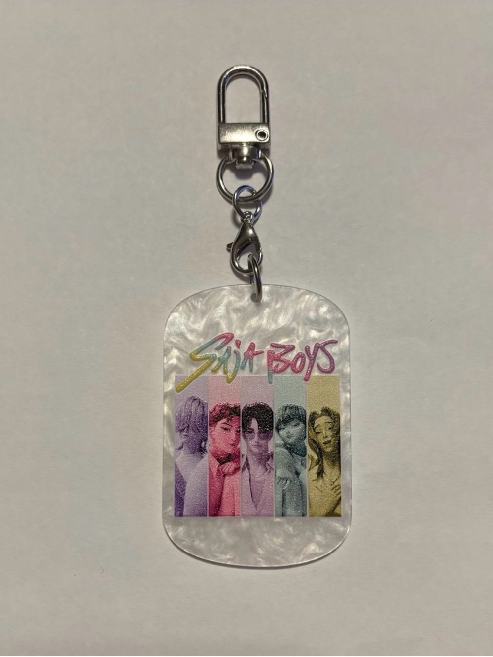 Keychain Charm - Pearlescent Multicolor